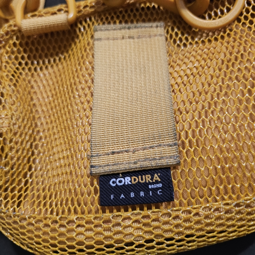 Supreme Yellow Mesh Crossbody/Belt Bag - Picture 3 of 4